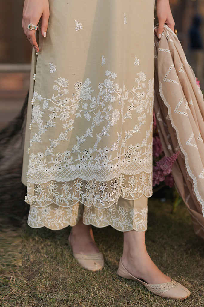 Cross Stitch | Eid Lawn 24 | PALE GREEN - Maria Faisal
