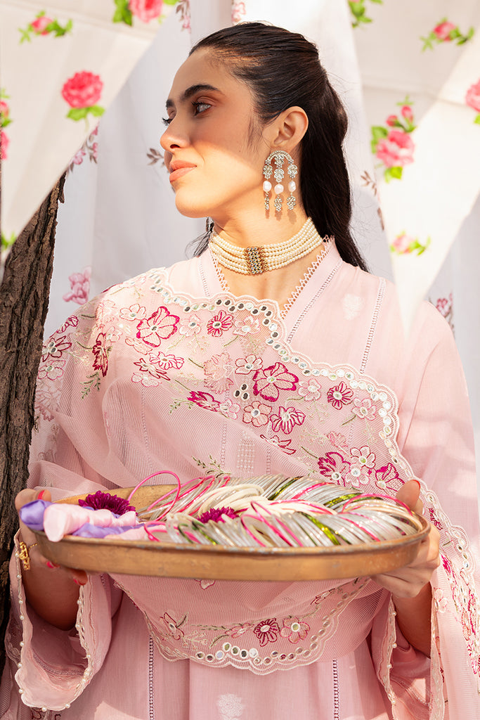 Cross Stitch | Eid Lawn 24 | CAMEO PINK - Maria Faisal