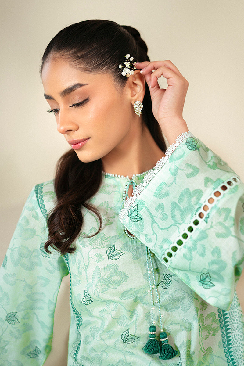 Cross Stitch | Daily Lawn 24 | MINTY MEADOW-3 PIECE LAWN SUIT - Ladies Clothes - Maria Faisal
