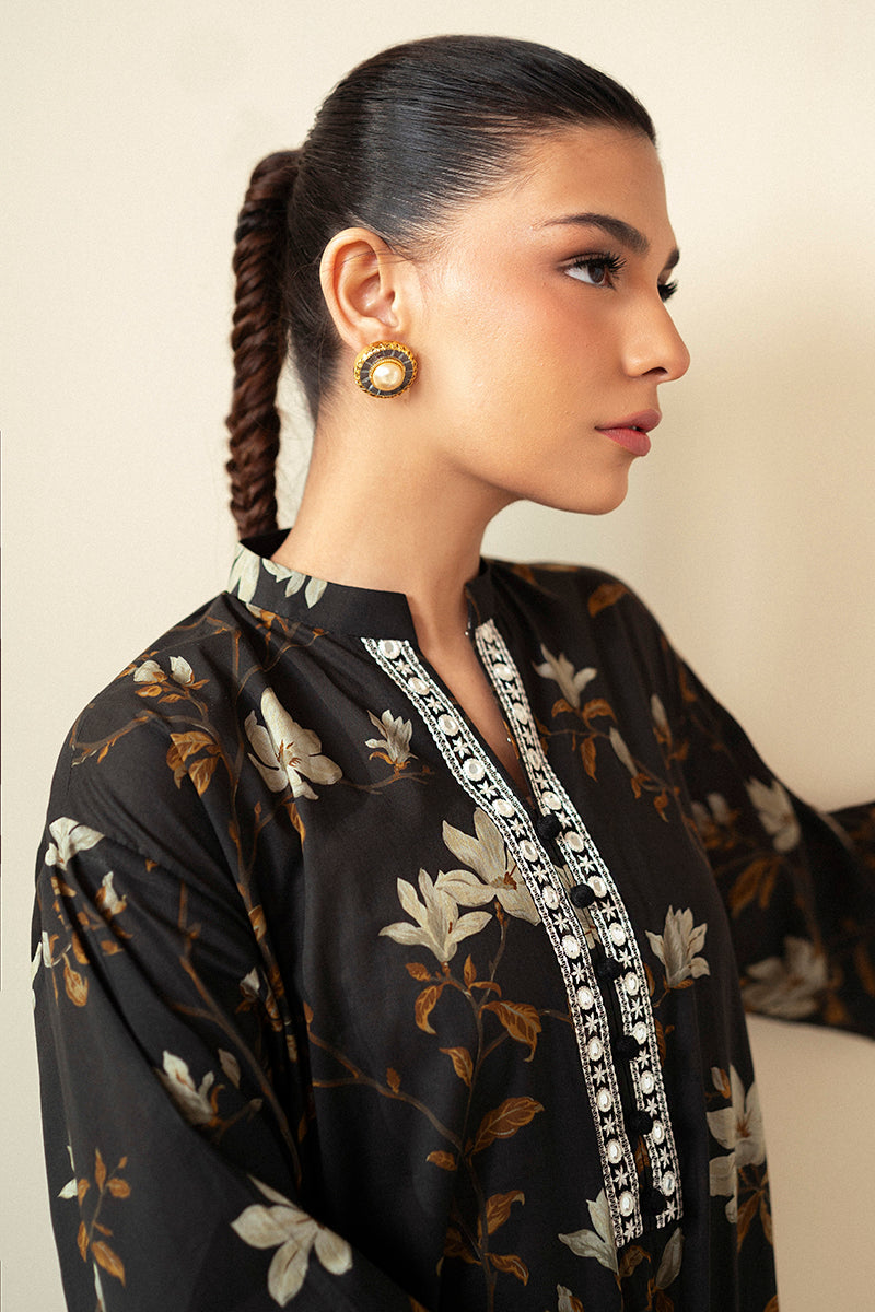 Cross Stitch | Daily Lawn 24 | RAVEN SERENITY-2 PIECE LAWN SUIT - Ladies Clothes - Maria Faisal