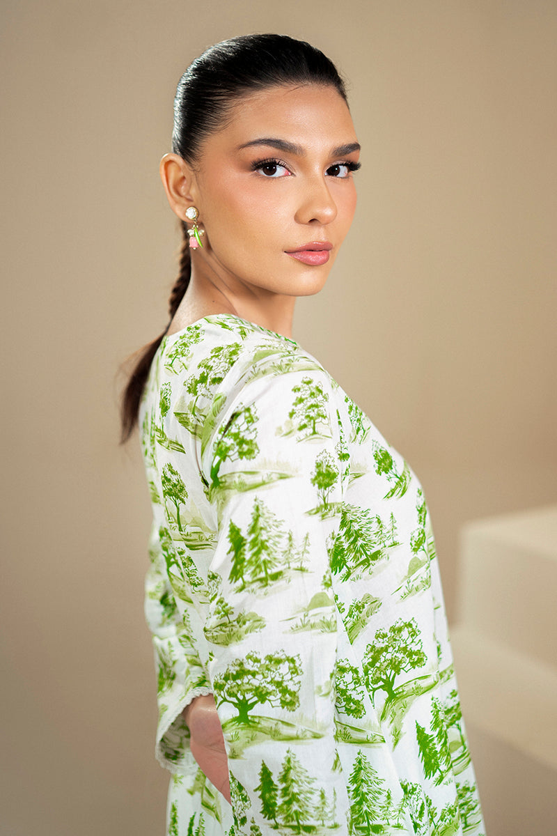 Cross Stitch | Daily Lawn 24 | MYSTIC FOREST-2 PIECE LAWN SUIT - Ladies Clothes - Maria Faisal