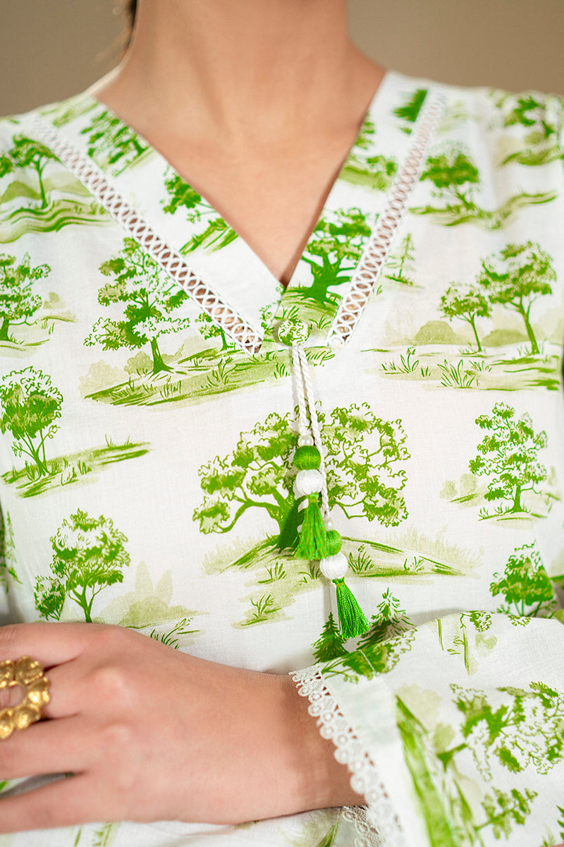 Cross Stitch | Daily Lawn 24 | MYSTIC FOREST-2 PIECE LAWN SUIT - Ladies Clothes - Maria Faisal