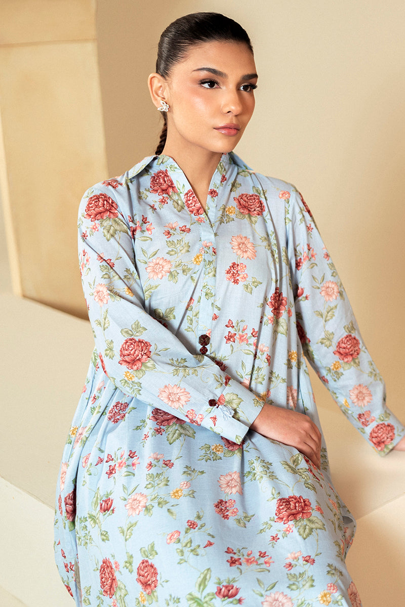Cross Stitch | Daily Lawn 24 | CHAMBRAY DREAM-2 PIECE LAWN SUIT - Ladies Clothes - Maria Faisal