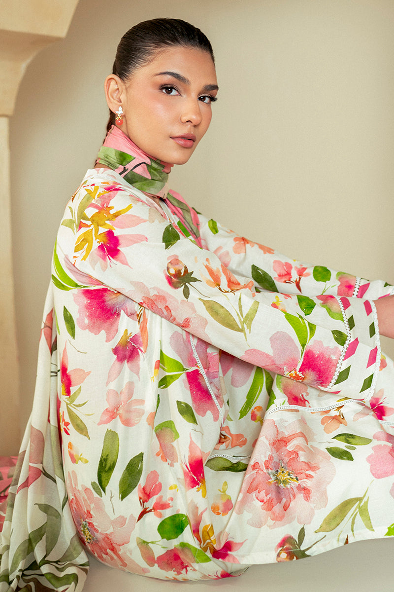 Cross Stitch | Daily Lawn 24 | HAZEL WILLOW-3 PIECE LAWN SUIT - Ladies Clothes - Maria Faisal