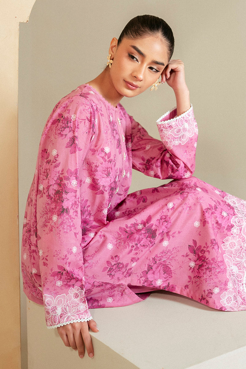 Cross Stitch | Daily Lawn 24 | MOON LIGHT-2 PIECE LAWN SUIT - Ladies Clothes - Maria Faisal