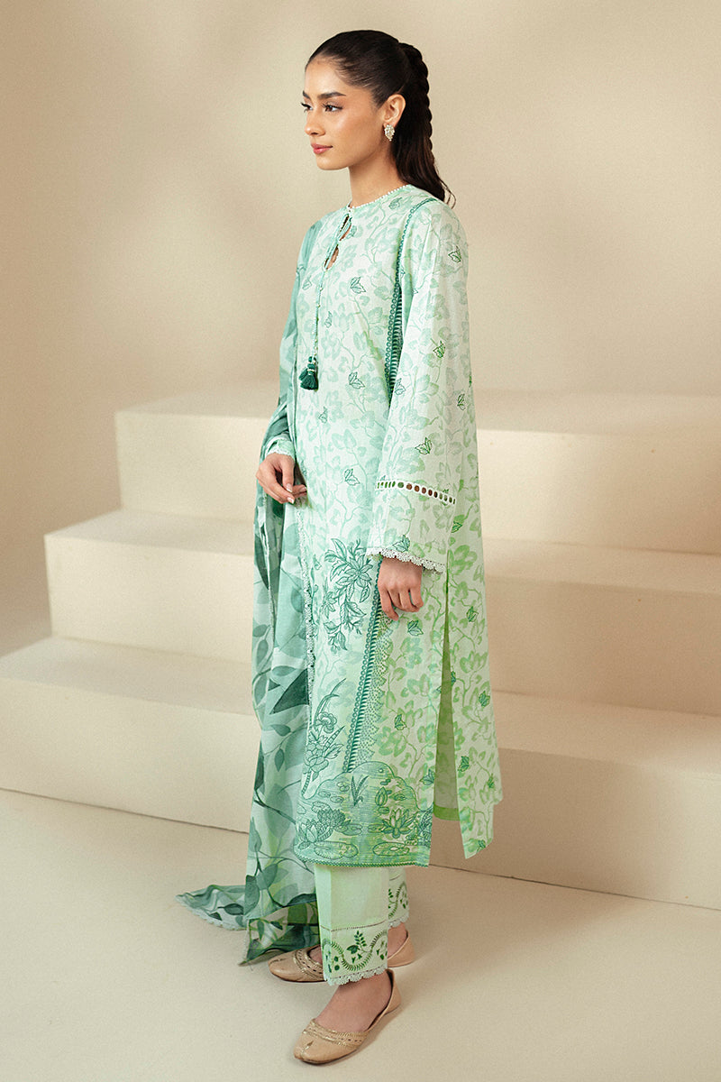 Cross Stitch | Daily Lawn 24 | MINTY MEADOW-3 PIECE LAWN SUIT - Ladies Clothes - Maria Faisal