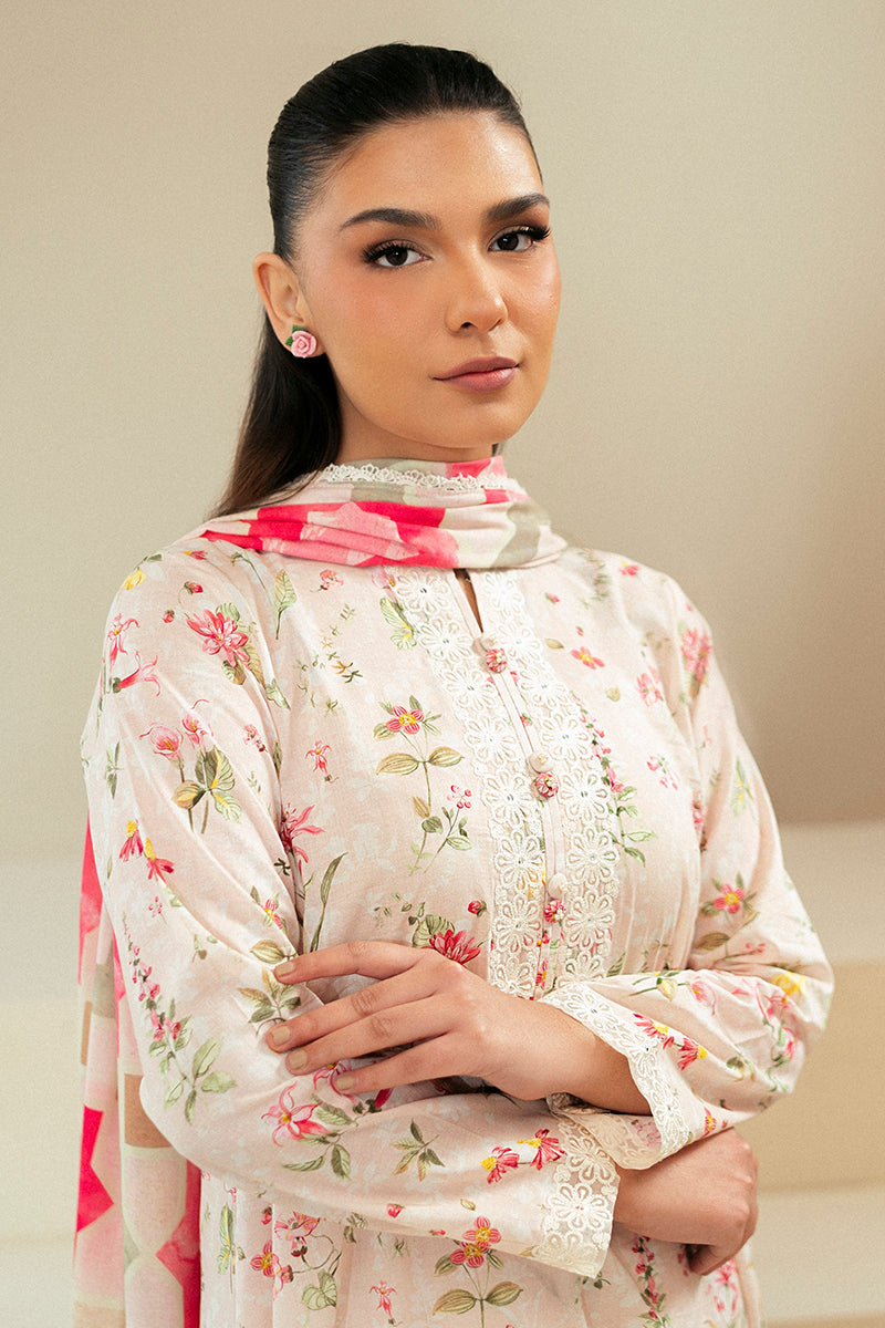 Cross Stitch | Daily Lawn 24 | CRYSTAL AURA-3 PIECE LAWN SUIT - Ladies Clothes - Maria Faisal