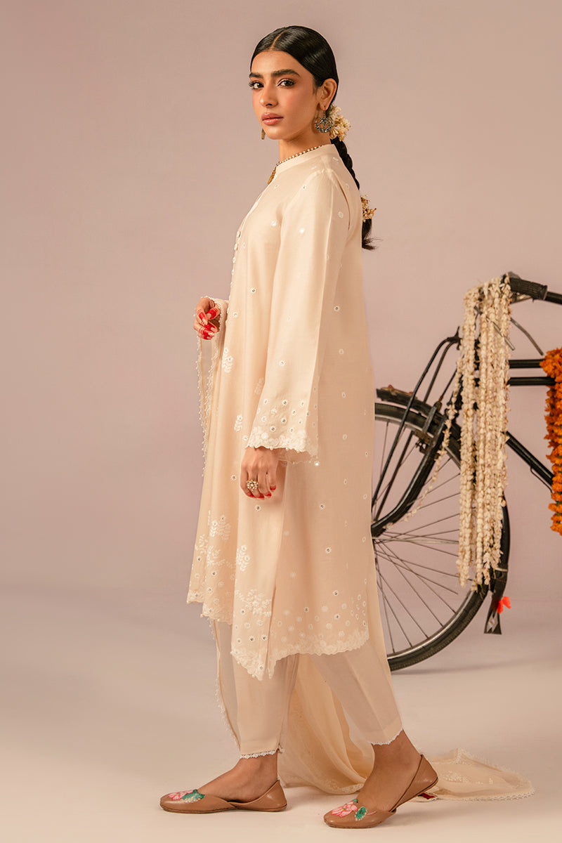 Cross Stitch | Mahiri Embroidered Collection 24 | BLUSH PINK - Ladies Clothes - Maria Faisal