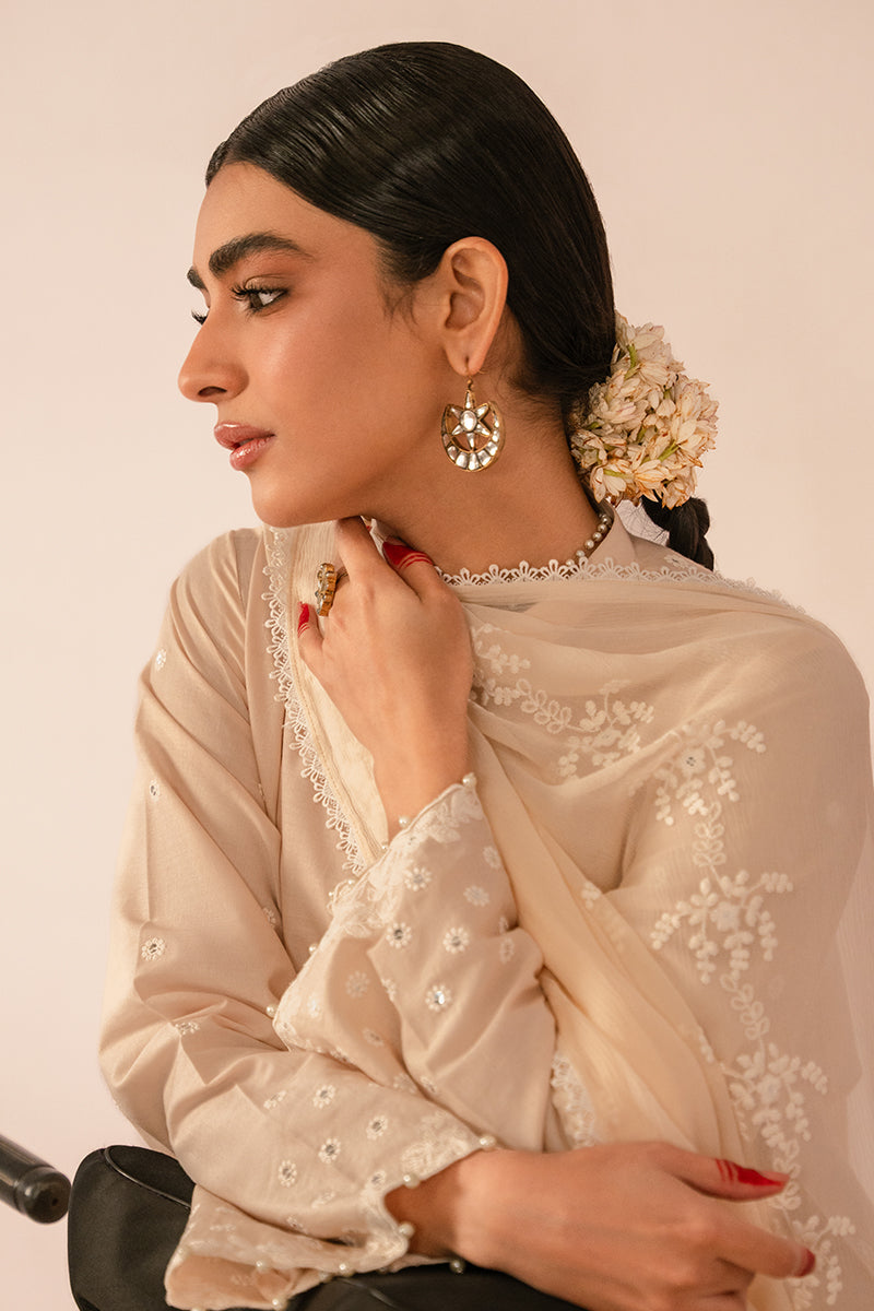 Cross Stitch | Mahiri Embroidered Collection 24 | BLUSH PINK - Ladies Clothes - Maria Faisal