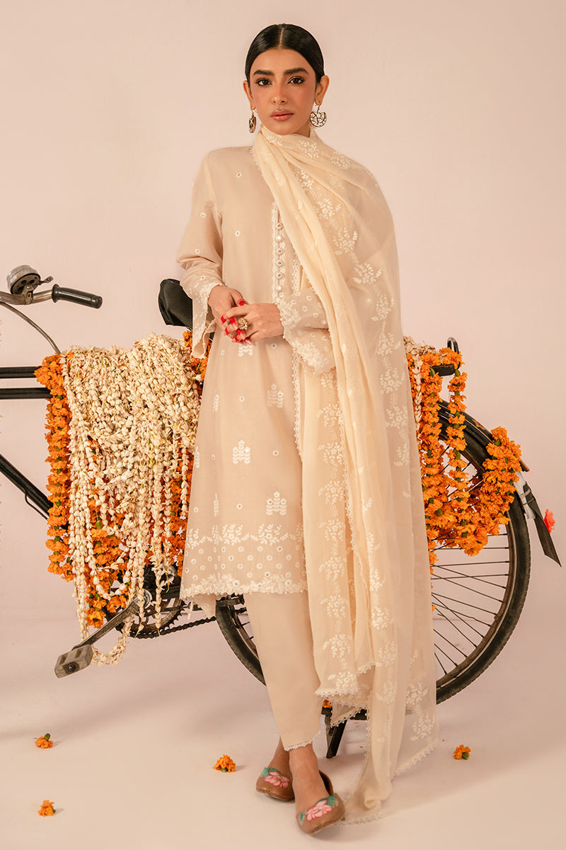 Cross Stitch | Mahiri Embroidered Collection 24 | BLUSH PINK - Ladies Clothes - Maria Faisal