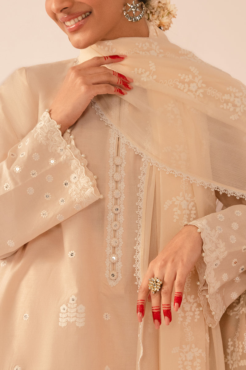 Cross Stitch | Mahiri Embroidered Collection 24 | BLUSH PINK - Ladies Clothes - Maria Faisal