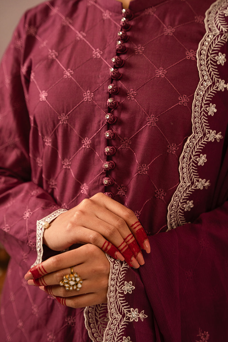 Cross Stitch | Mahiri Embroidered Collection 24 | VIOLET QUARTZ - Ladies Clothes - Maria Faisal