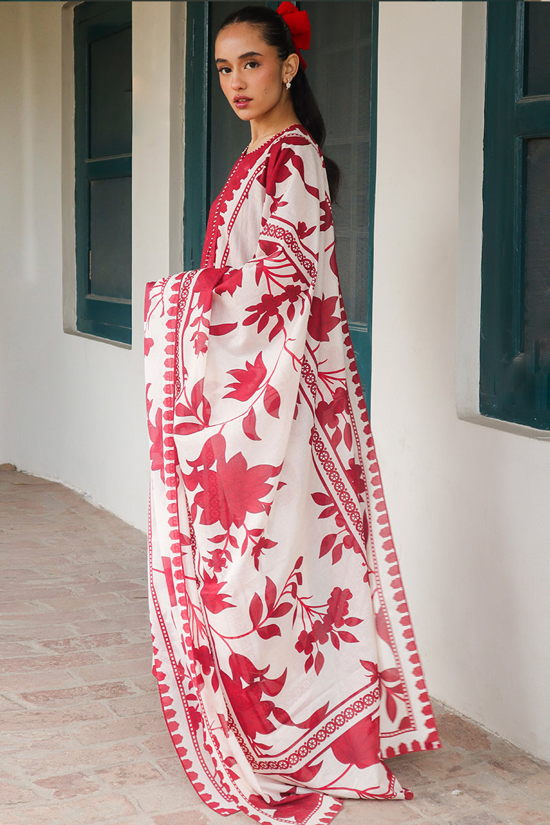 Cross Stitch | Printed Lawn | SCARLET SAGE - Ladies Clothes - Maria Faisal