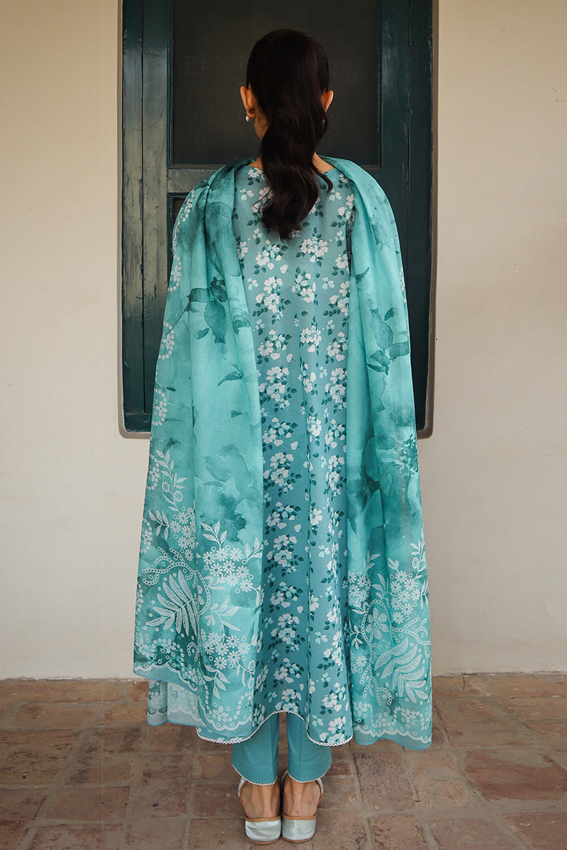 Cross Stitch | Printed Lawn | BLUE CHARM - Ladies Clothes - Maria Faisal