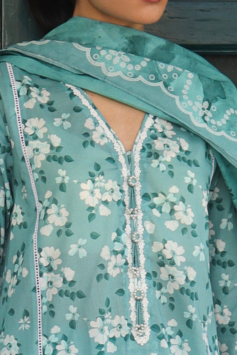 Cross Stitch | Printed Lawn | BLUE CHARM - Ladies Clothes - Maria Faisal