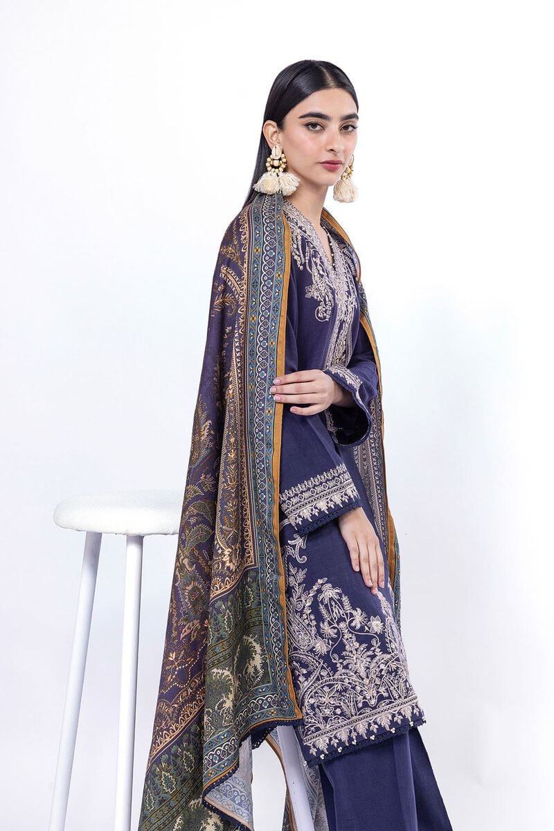 Khaadi | My Winter Mood | DK18Z - Ladies Clothes - Maria Faisal