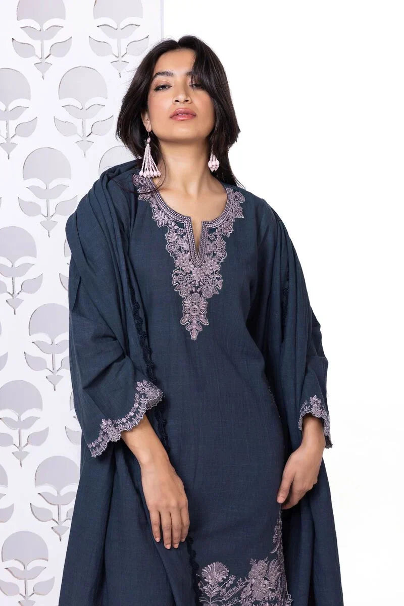 Khaadi | My Winter Mood | DKN07 - Ladies Clothes - Maria Faisal