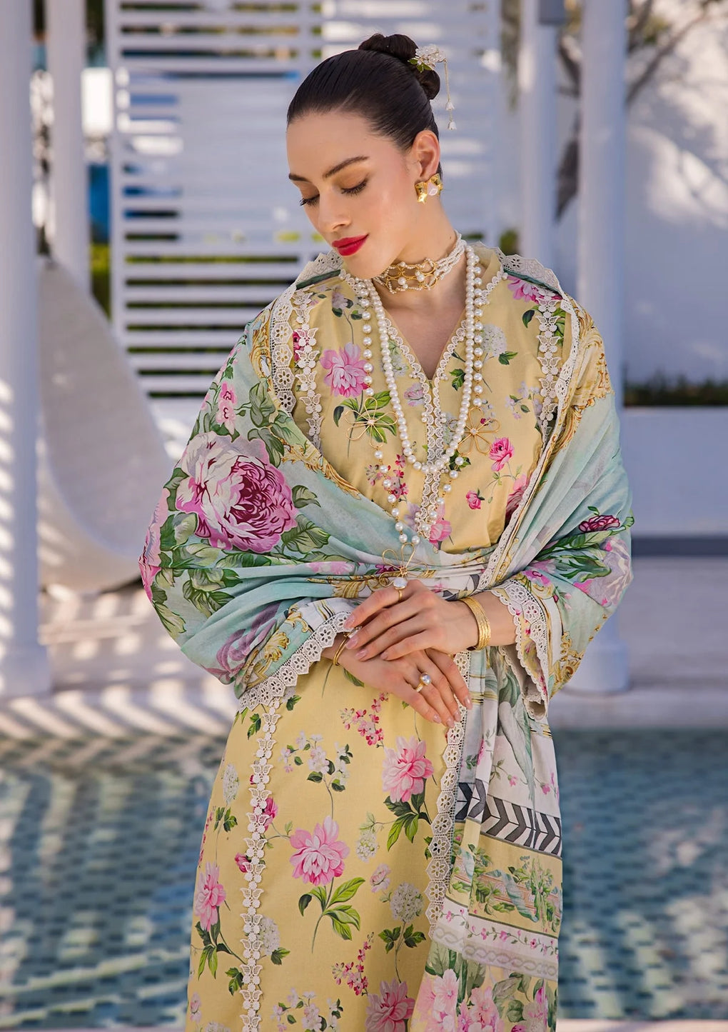 Elaf Premium | Prints Collection 2024 | EOP-02B HUAHIN CHIC - Ladies Clothes - Maria Faisal