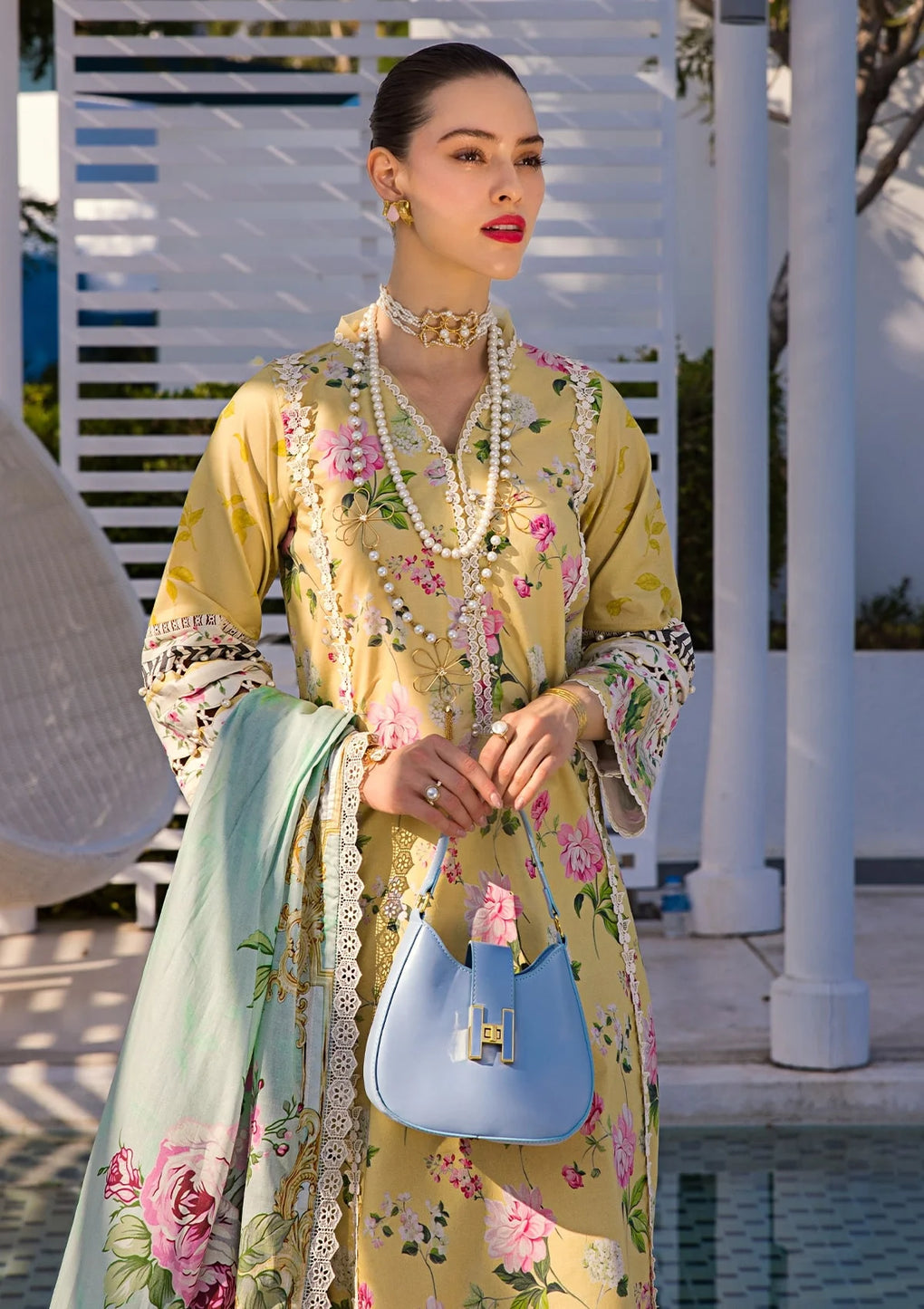 Elaf Premium | Prints Collection 2024 | EOP-02B HUAHIN CHIC - Ladies Clothes - Maria Faisal