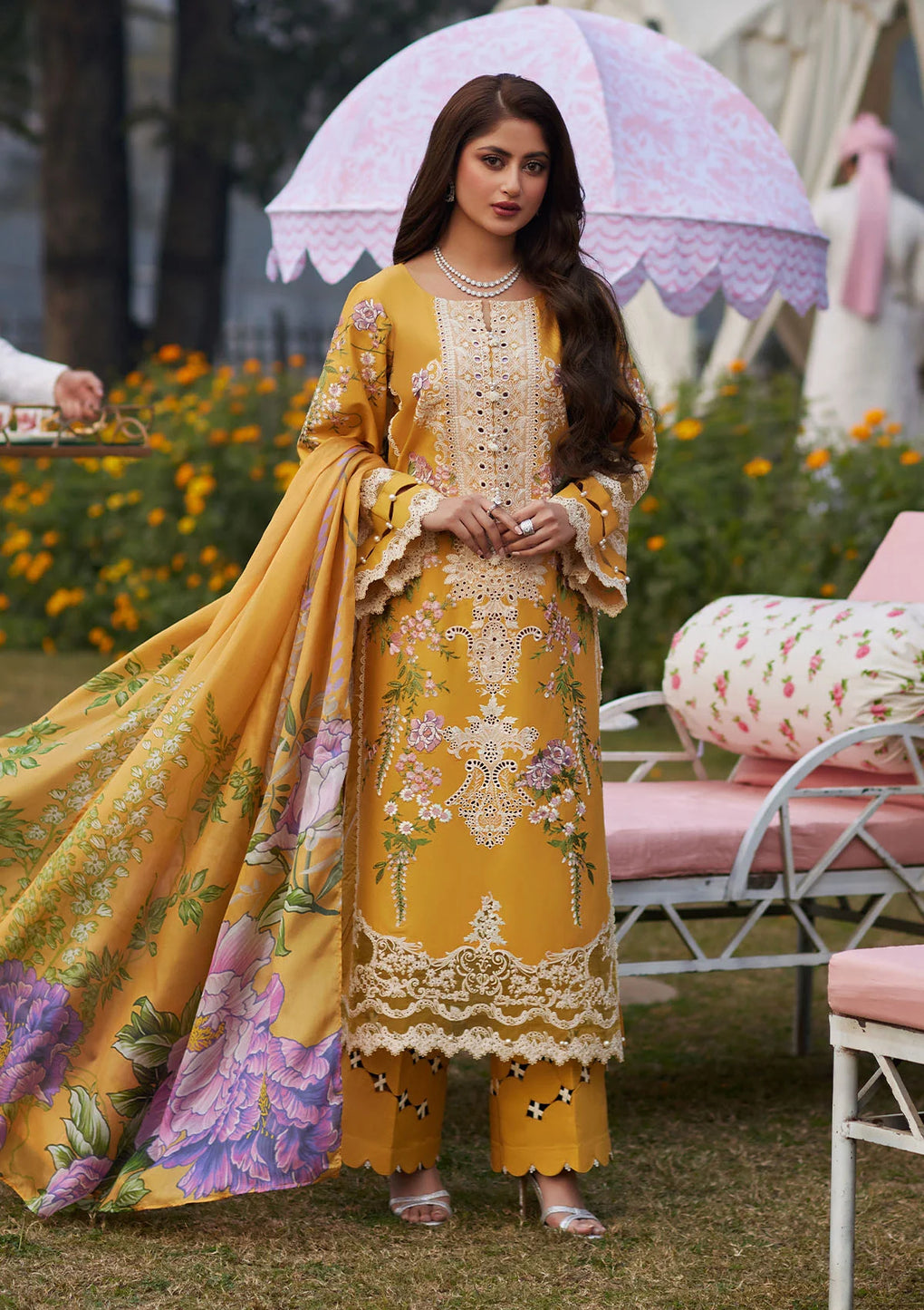 Elaf Premium | Eid Edit 2024 | ELE-12A SONA - Ladies Clothes - Maria Faisal
