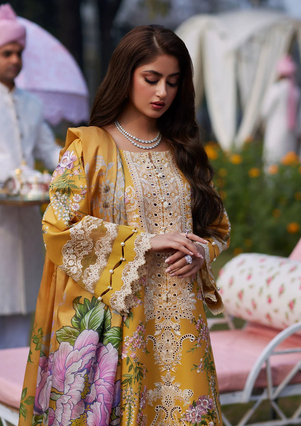 Elaf Premium | Eid Edit 2024 | ELE-12A SONA - Ladies Clothes - Maria Faisal