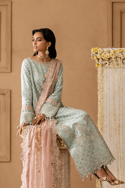 Emaan Adeel | Sheherzadi Formals 25 | AARIZ - Formal Wear - available at Maria Faisal in UK and USA