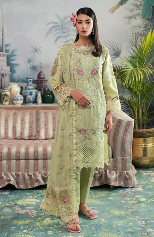 Emaan Adeel | Ayra Luxury Lawn 24 | AR-02 - Ladies Clothes - Maria Faisal