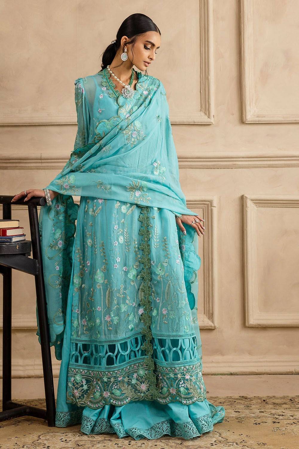 Gul Ahmed | Festive Eid 25 | LE-52005 by Maria Faisal - Registered Vendor of : Gul Ahmed - type : Ladies Clothes - 100% original wedding dresses