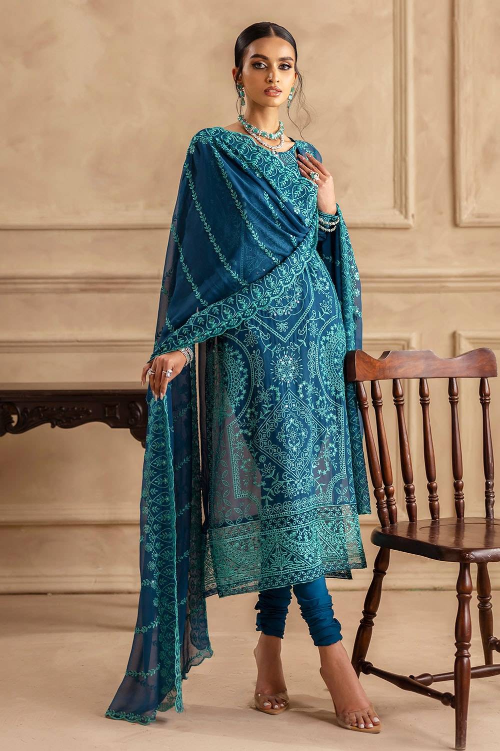 Gul Ahmed | Festive Eid 25 | LE-52004 by Maria Faisal - Registered Vendor of : Gul Ahmed - type : Ladies Clothes - 100% original wedding dresses