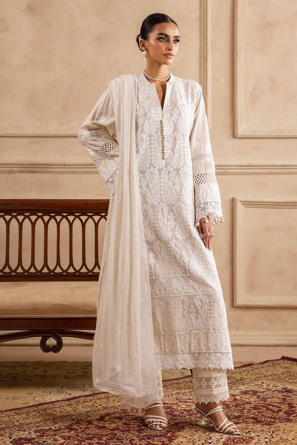Gul Ahmed | Festive Eid 25 | PM-52055 by Maria Faisal - Registered Vendor of : Gul Ahmed - type : Ladies Clothes - 100% original wedding dresses