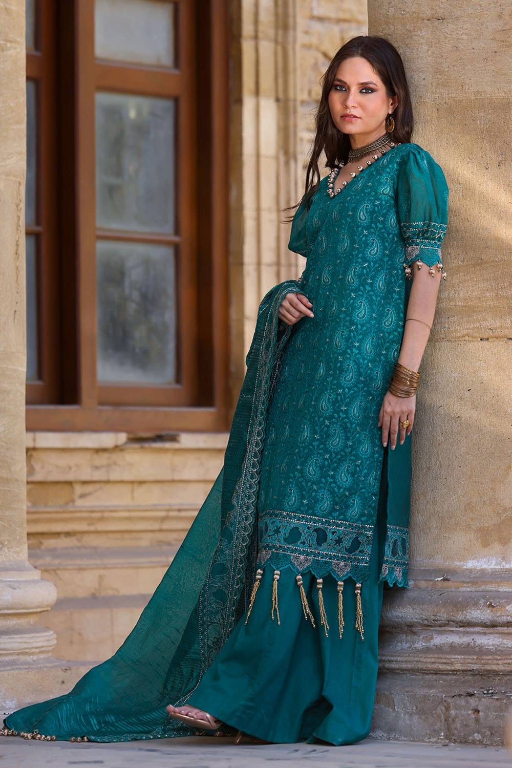 Gul Ahmed | Festive Eid 25 | FE-52032 by Maria Faisal - Registered Vendor of : Gul Ahmed - type : Ladies Clothes - 100% original wedding dresses