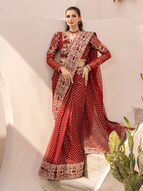 Epoque | Le Tresor Luxury Pret | AMBER - Wedding Dress - Maria Faisal