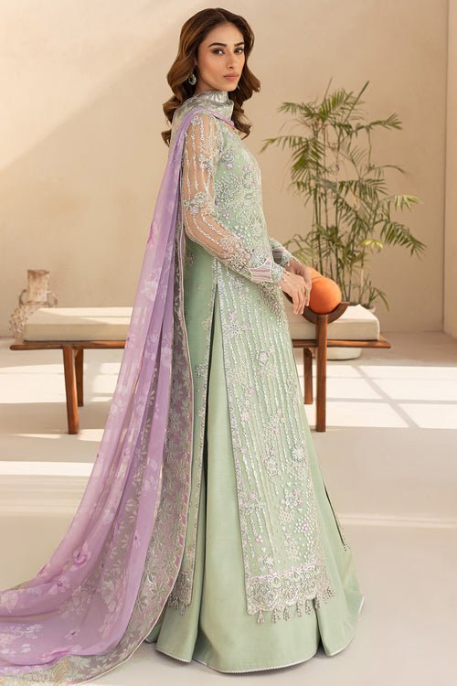 Farasha | Lu Zella Premium Formals 25 | Sage Luxe - is Mint Green dress from Farasha - Ladies Clothes - Maria Faisal