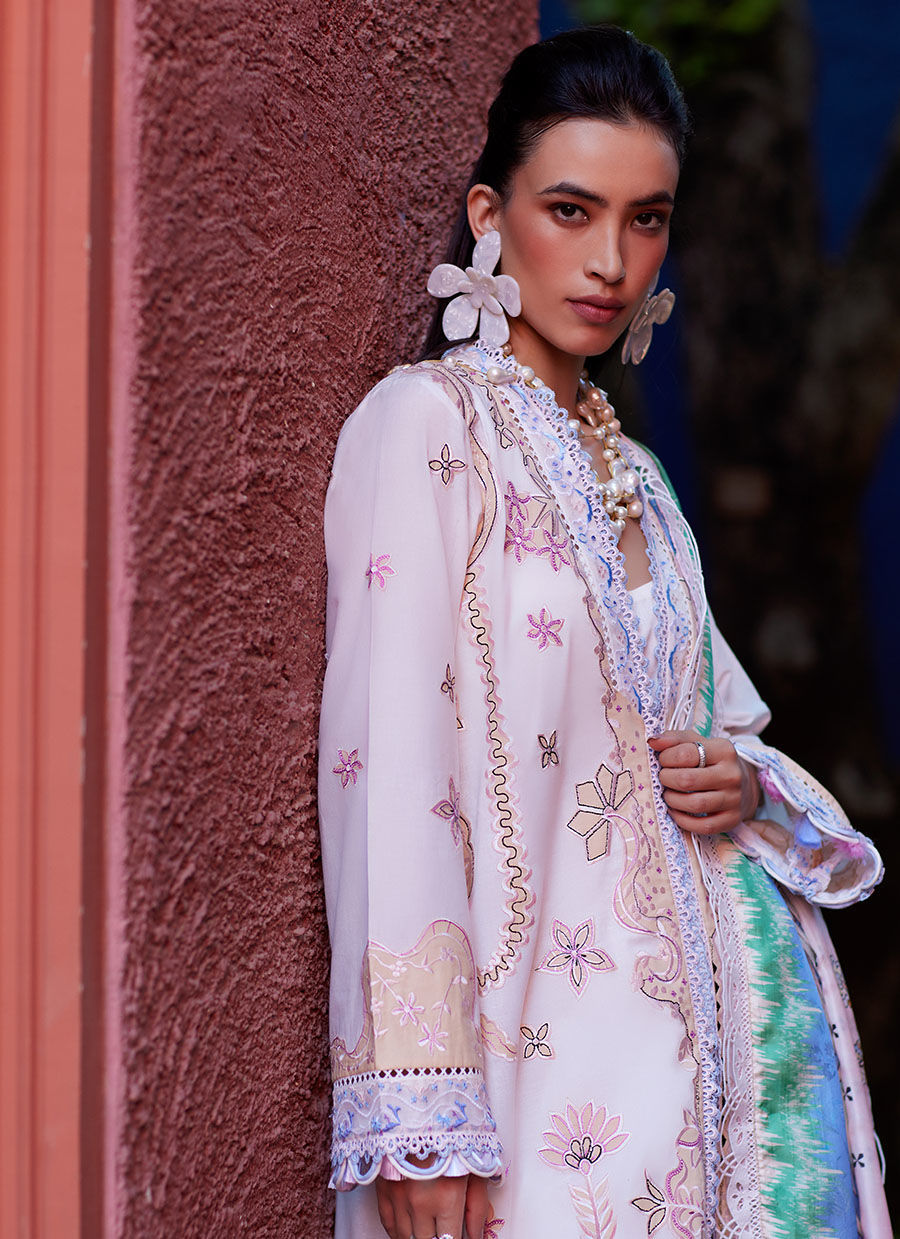 Farah Talib Aziz | Suay Lawn 24 | MIWA IVORY - Ladies Clothes - Maria Faisal