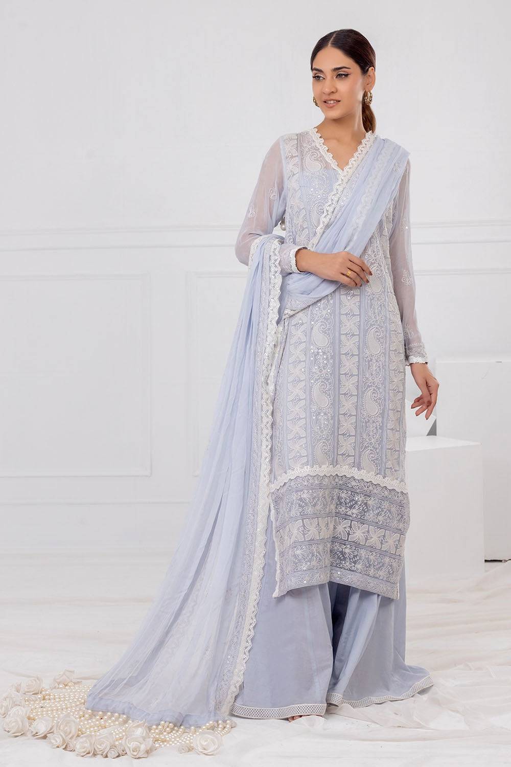 Gul Ahmed | Festive Eid 25 | FE-52149 by Maria Faisal - Registered Vendor of : Gul Ahmed - type : Ladies Clothes - 100% original wedding dresses