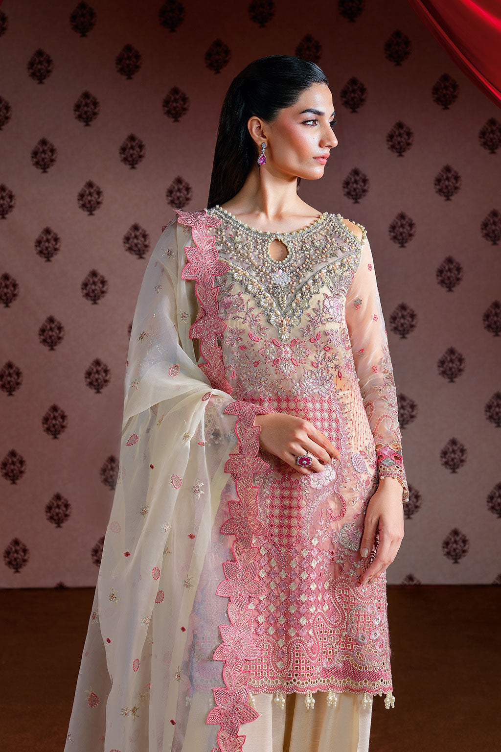 Ramsha | Festive Collection 25 | E-302 - Formal Dress - available at Maria Faisal in UK and USA.