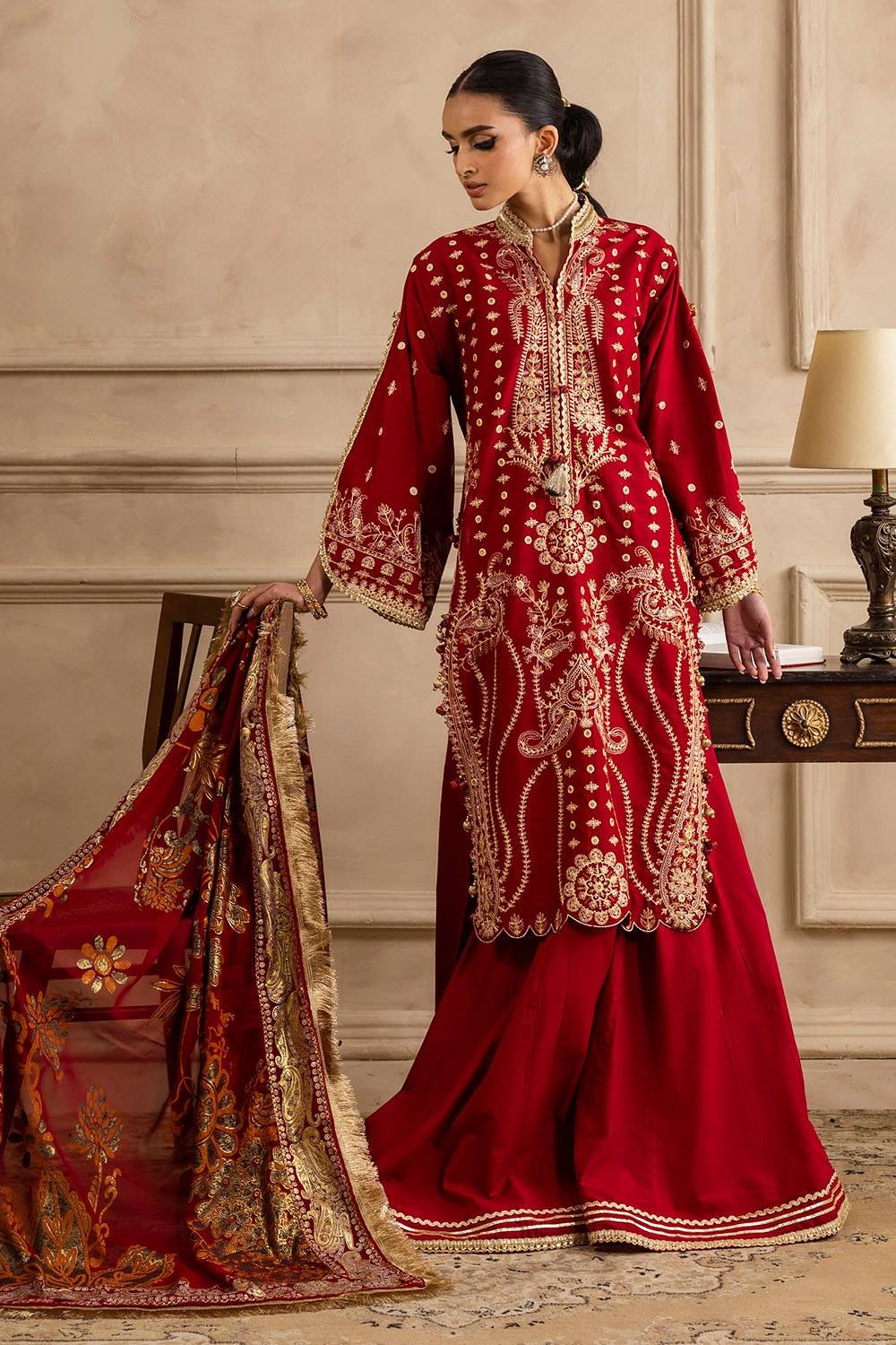 Gul Ahmed | Festive Eid 25 | PM-52044 by Maria Faisal - Registered Vendor of : Gul Ahmed - type : Ladies Clothes - 100% original wedding dresses