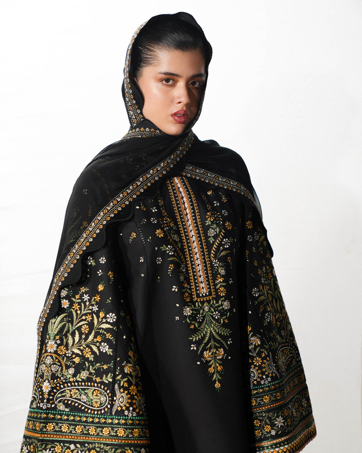 Jugnu | The Reserved View SS Edit | Rani - Dress - available at Maria Faisal in UK and USA.