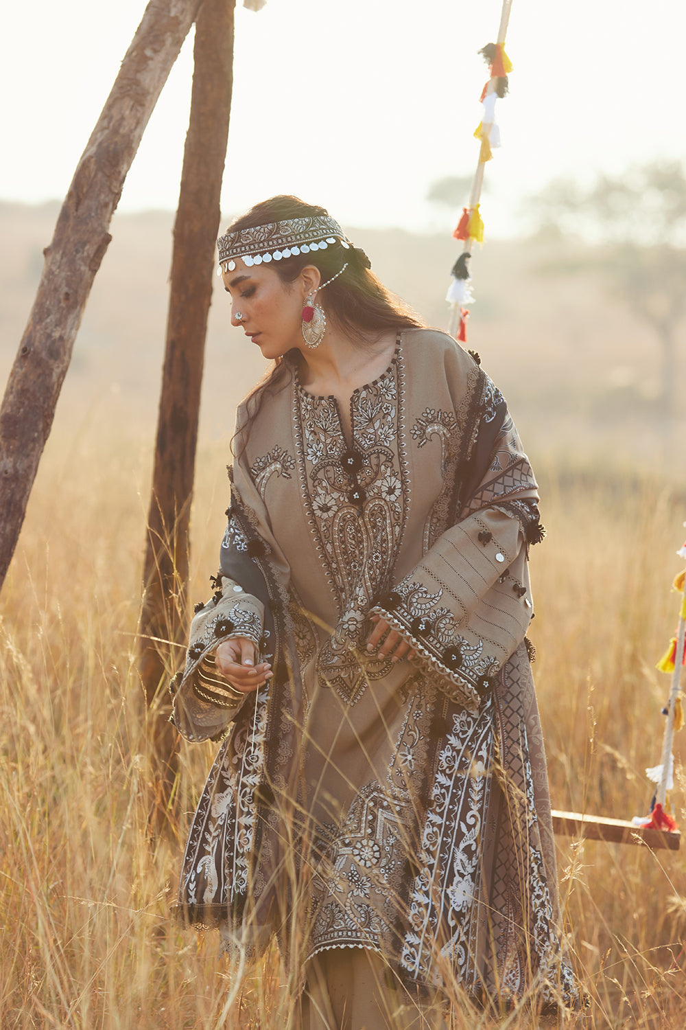 RUKH-SRW25-02 – authentic Pakistani dress from the Winter Khaddar 25 collection for women in the UK