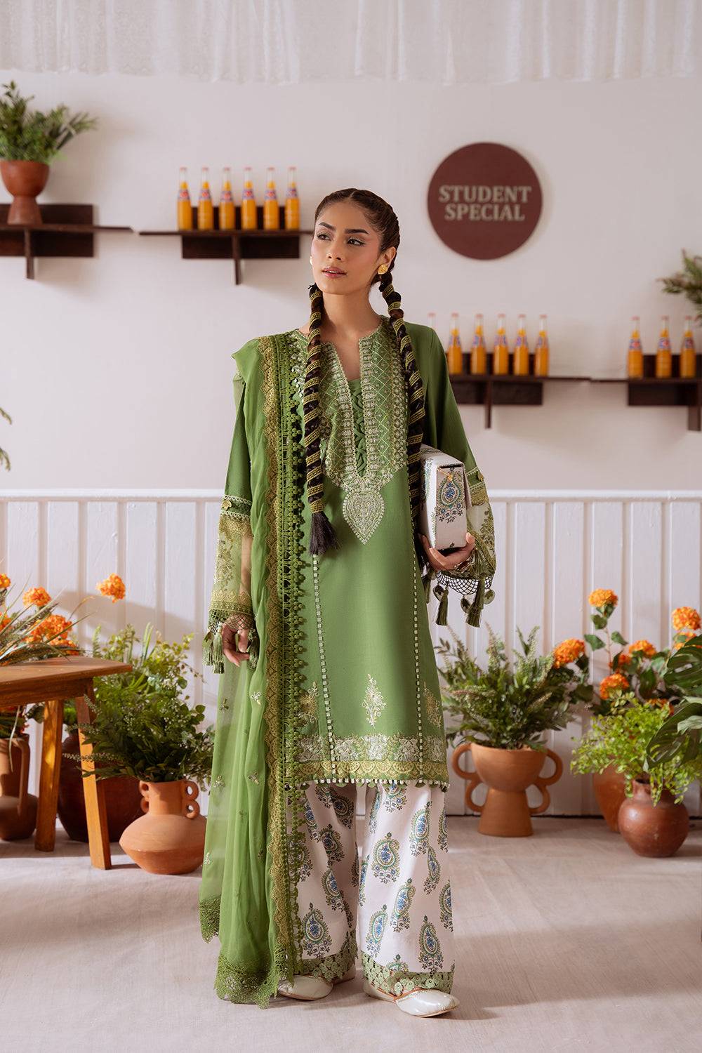 Saira Rizwan | Laanem Summer Lawn 25 | ZAFIRA-A-SRL25-03 by Maria Faisal - Registered Vendor of : Saira Rizwan - type : Ladies Clothes - 100% original wedding dresses