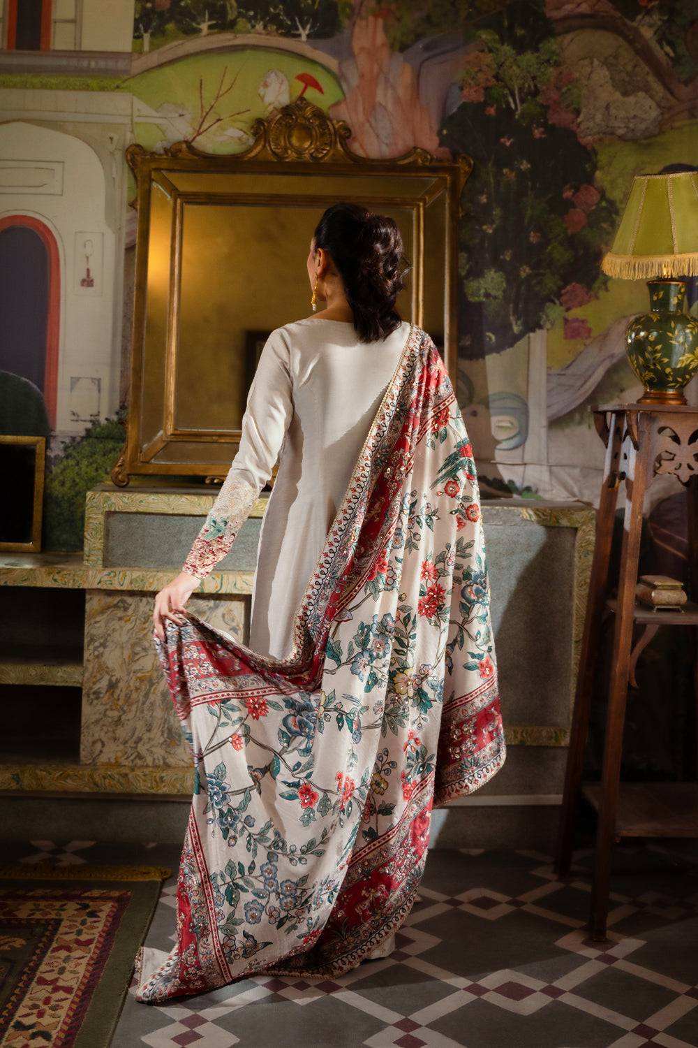 Saira Rizwan | Dahini Silk Pret | DUNE - SRLP01-25 by Maria Faisal - Registered Vendor of : Saira Rizwan - type : Ladies Clothes - 100% original wedding dresses