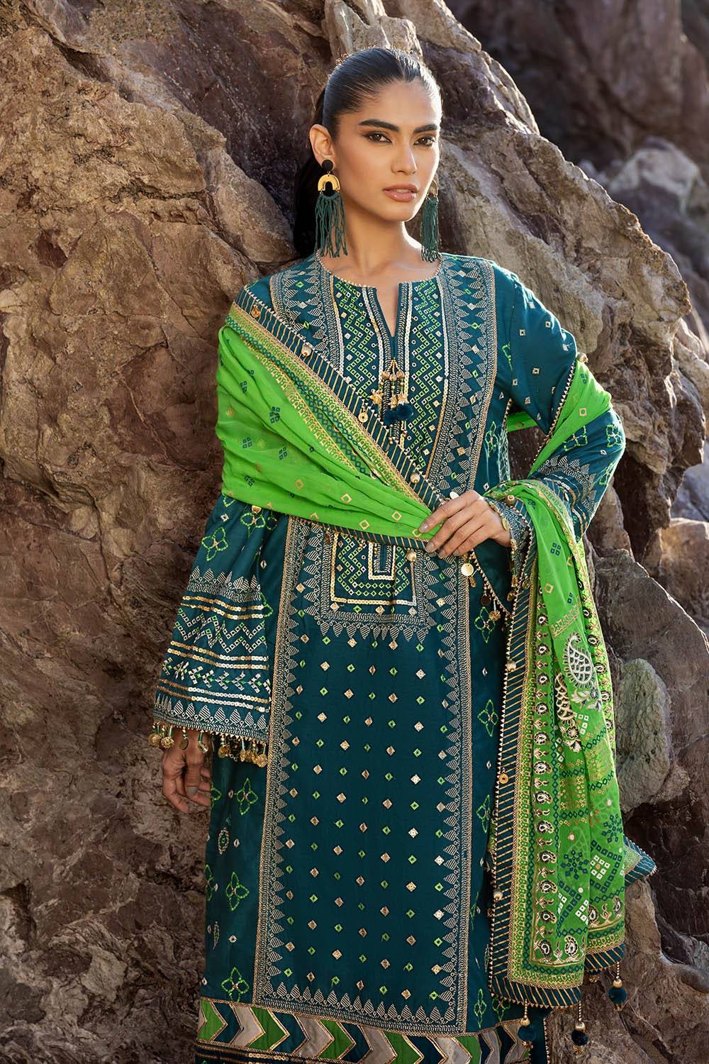 Gul Ahmed | Chunri Lawn 25 | BM-52025 by Maria Faisal - Registered Vendor of : Gul Ahmed - type : Ladies Clothes - 100% original wedding dresses