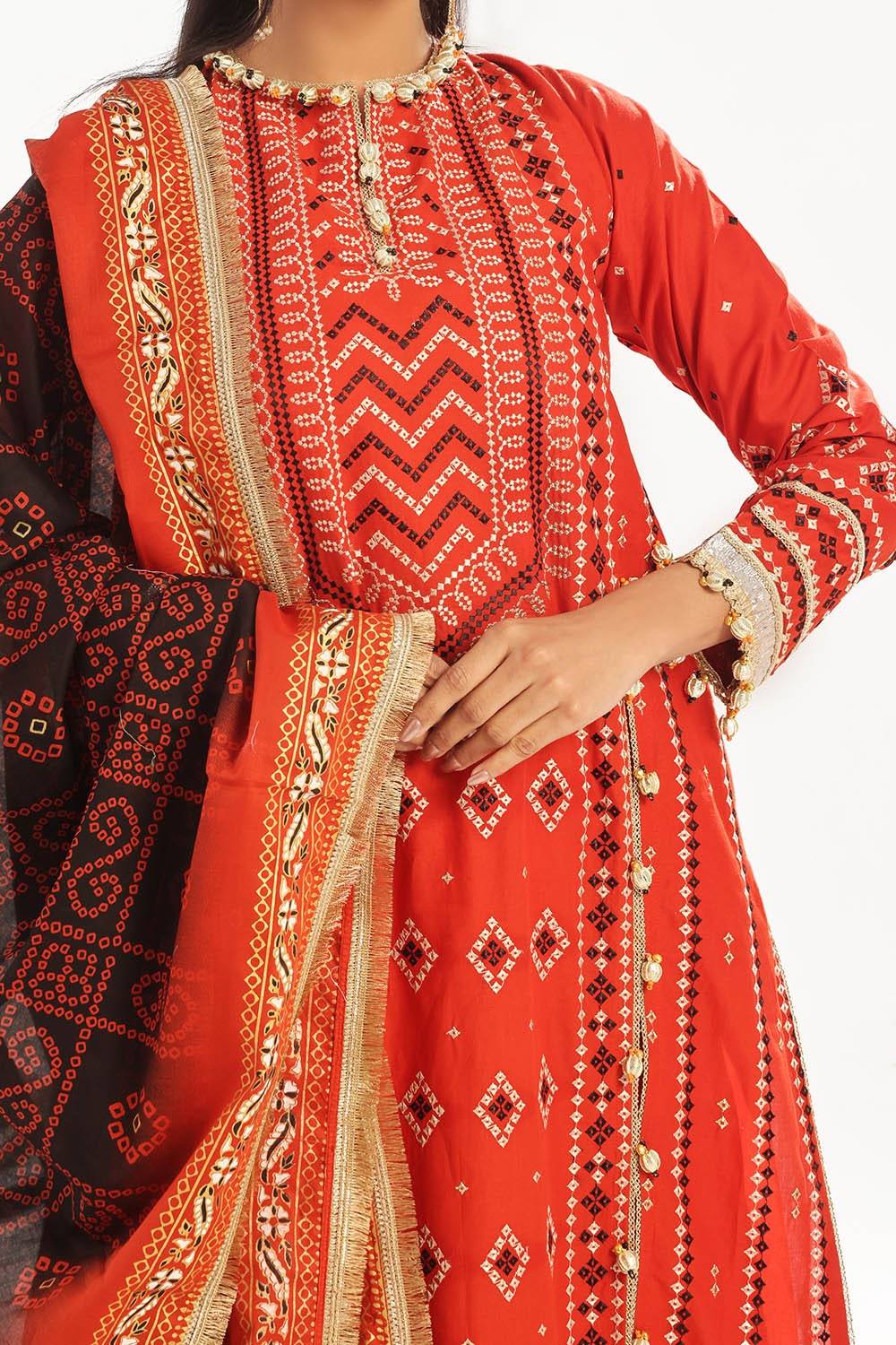 Gul Ahmed | Chunri Lawn 25 | CL-52443 by Maria Faisal - Registered Vendor of : Gul Ahmed - type : Ladies Clothes - 100% original wedding dresses