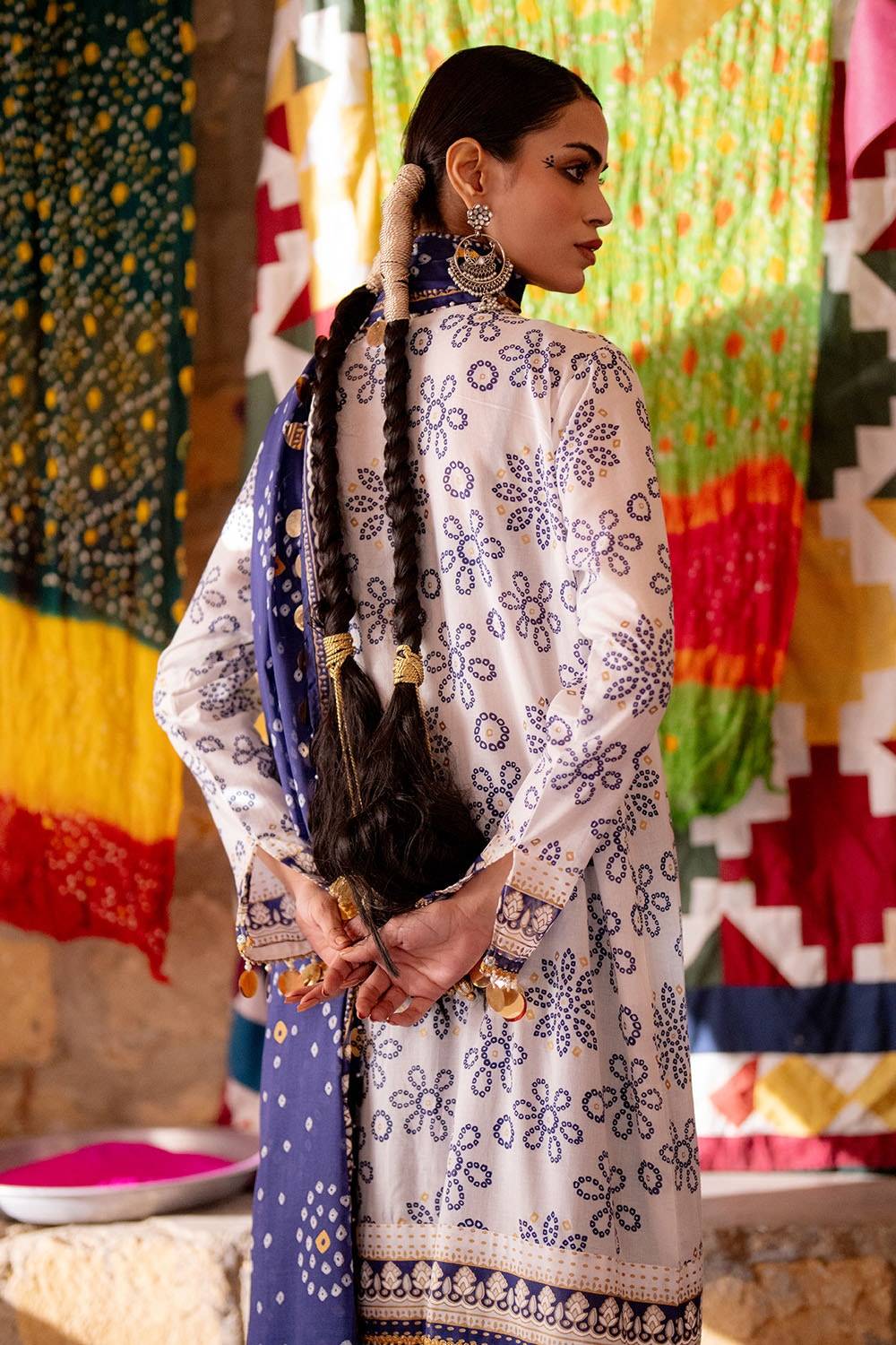 Gul Ahmed | Chunri Lawn 25 | CL-52411 B by Maria Faisal - Registered Vendor of : Gul Ahmed - type : Ladies Clothes - 100% original wedding dresses