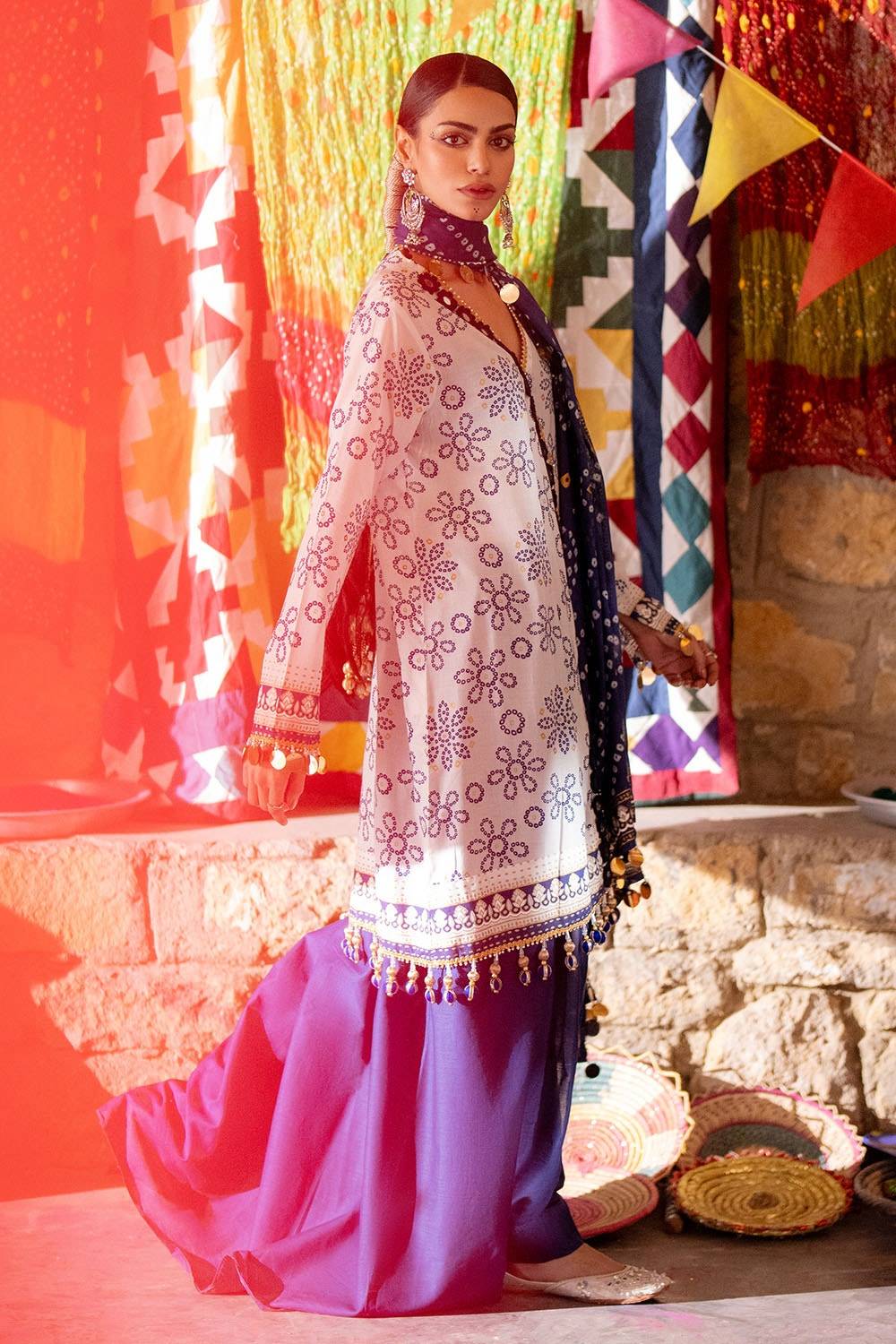 Gul Ahmed | Chunri Lawn 25 | CL-52411 B by Maria Faisal - Registered Vendor of : Gul Ahmed - type : Ladies Clothes - 100% original wedding dresses