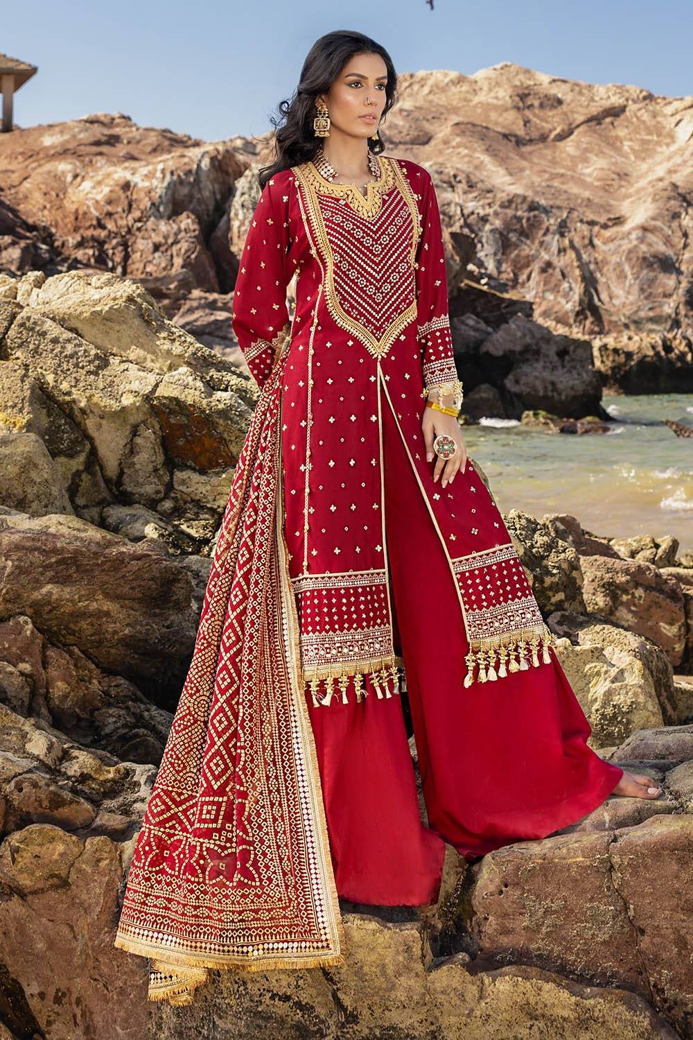 Gul Ahmed | Chunri Lawn 25 | BM-52018 by Maria Faisal - Registered Vendor of : Gul Ahmed - type : Ladies Clothes - 100% original wedding dresses