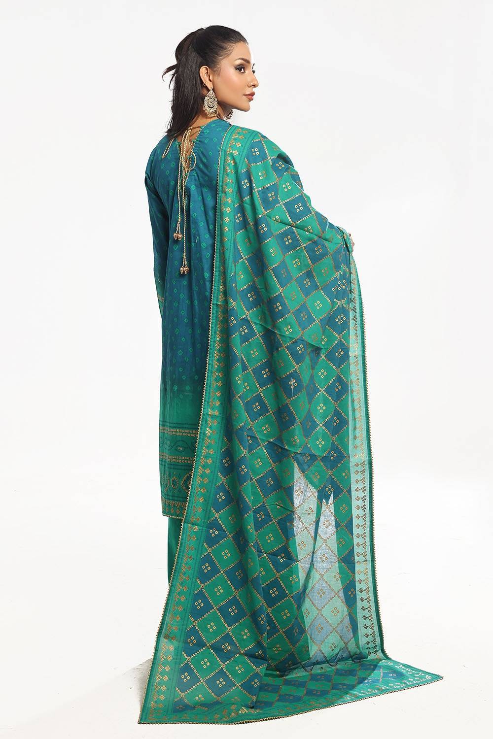 Gul Ahmed | Chunri Lawn 25 | CL-52410 A by Maria Faisal - Registered Vendor of : Gul Ahmed - type : Ladies Clothes - 100% original wedding dresses