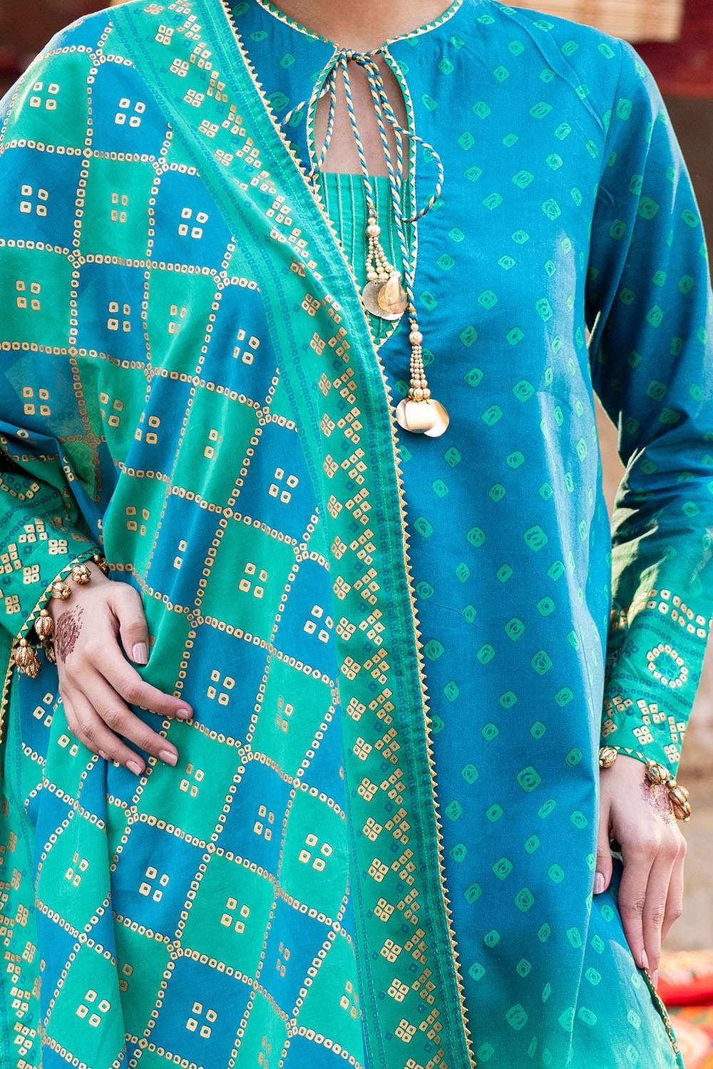 Gul Ahmed | Chunri Lawn 25 | CL-52410 A by Maria Faisal - Registered Vendor of : Gul Ahmed - type : Ladies Clothes - 100% original wedding dresses