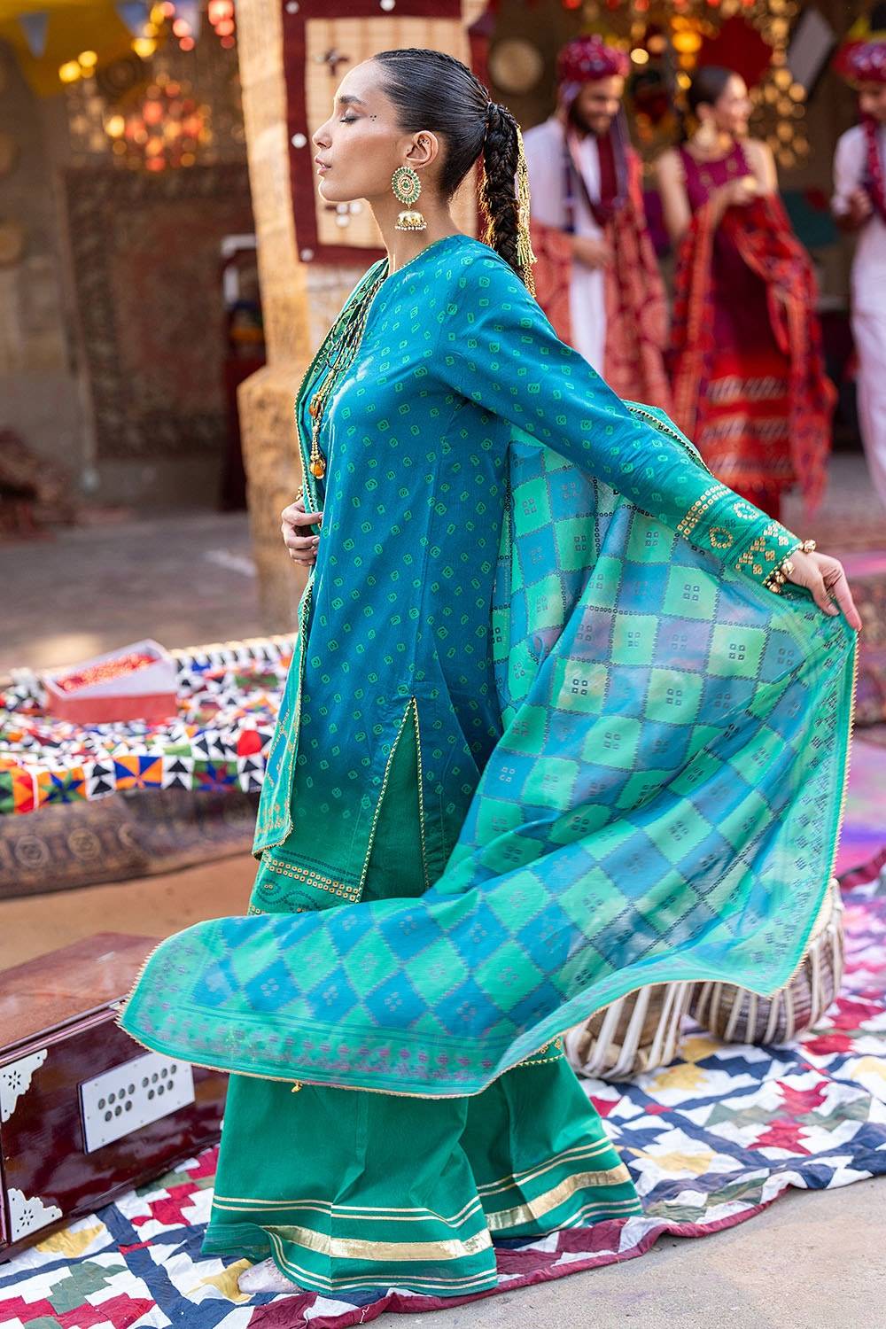 Gul Ahmed | Chunri Lawn 25 | CL-52410 A by Maria Faisal - Registered Vendor of : Gul Ahmed - type : Ladies Clothes - 100% original wedding dresses