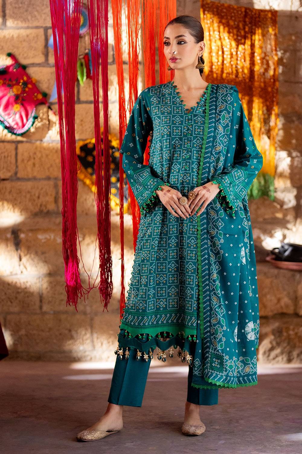 Gul Ahmed | Chunri Lawn 25 | CL-52484 A by Maria Faisal - Registered Vendor of : Gul Ahmed - type : Ladies Clothes - 100% original wedding dresses